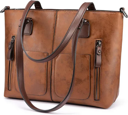 Vista 15 de LOVEVOOK Carteras Bolso Tote para Mujer, Bolsos Grandes de Hombro, Bolsas de Trabajo de Cuero con Múltiples Bolsillos, Bolso Satchel Hobo