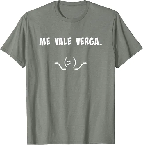 Vista 61 de Camisa Chistosa Funny Latin Shirt en español. Camiseta Asphalt Grey