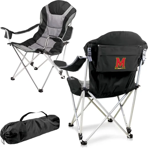 Vista 56 de Picnic TIME NCAA Arkansas Razorbacks Reclining Camp Chair - Beach Chair for Adults - Sports Chair with Carry Bag