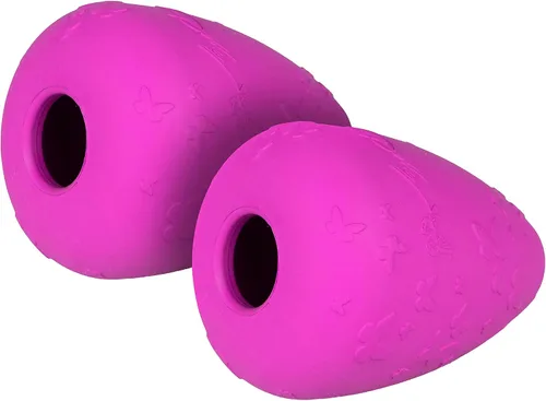 Vista 2 de Doggy Parton Juguetes de goma natural para perros, bolas para perros, tratamiento