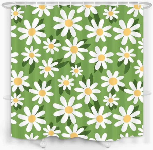 Vista 9 de Cortina de ducha negra y rosa, cortina de ducha a rayas negras y blancas para niñas y mujeres, moderna moda floral, tacones altos, revistas, libros