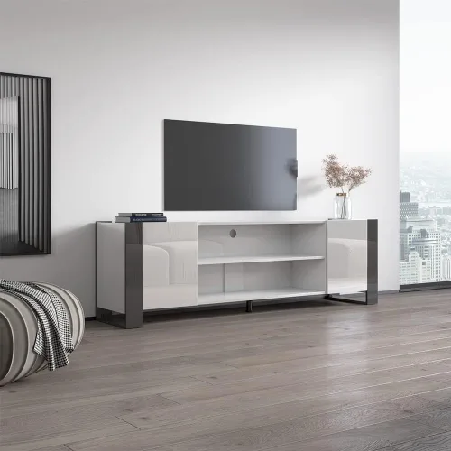 Vista 3 de Woody EF - Soporte de TV de 77" (blanco/gris)
