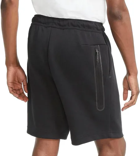 Vista 2 de Nike Tech - Pantalones cortos de forro polar para hombre, Negro
