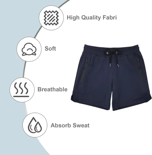 Vista 6 de PIDOGYM Pantalones cortos de entrenamiento para hombre de 5 pulgadas, pantalones cortos ajustados para culturismo, correr, entrenamiento