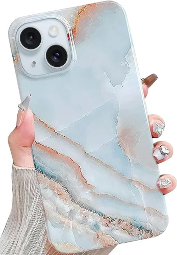 Vista 10 de J.west Funda compatible con iPhone 14 Plus, lujosa funda de silicona suave con estampado de leopardo translúcido translúcido y vintage para niñas