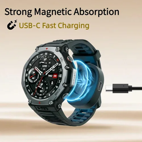 Vista 2 de Base de carga para Amazfit Bip Max/T-Rex3/Active Max