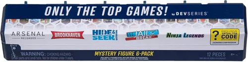 Vista 2 de DevSeries Paquete de 6 figuras misteriosas - Seis figuras de acción sorpresa de 2.75 pulgadas para mezclar y combinar, accesorios únicos y código