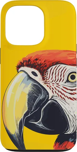 Vista 10 de Funda para iPhone 16 con diseño de guacamayo pájaro