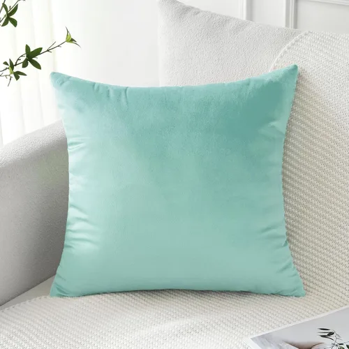 Vista 8 de Artscope Fundas de Almohada de Terciopelo de Lujo Fundas de Almohadas Cuadradas Decorativas Fundas de Cojines Suaves Sólidas para Sofá de Sala Sofá