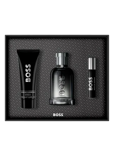 Vista 2 de Hugo Boss Bottled Beyond Eau de Parfum Set de regalo de 3 piezas (valor de $214) - EDP 3.3 onzas, gel de ducha de 3.3 onzas, spray de viaje de 0.33