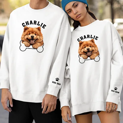 Vista 3 de Sudadera con capucha para mamá de perro, camisa para mamá, regalos para mamá de perro para mujeres, sudaderas con capucha para perro para mujer