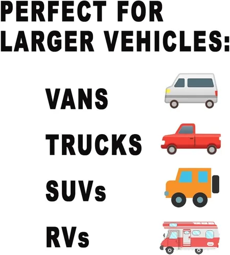 Vista 3 de Safe View Company - Espejos de punto ciego para automóviles, cambia de carril con confianza, hechos de vidrio convexo real, de larga duración, fácil