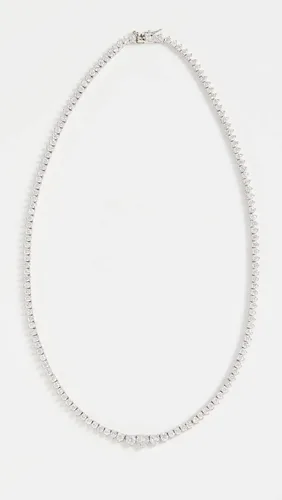 Vista 2 de SHASHI Collar de tenis para mujer, plata, talla única