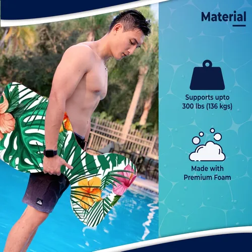 Vista 5 de VOS Phoenix - Flotadores sólidos de agua prémium para adultos, ultra flotantes, cómodos asientos flotantes para piscina, playas, lagos, parques