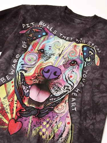 Vista 2 de The Mountain Beware of Pit Bulls USA - Camiseta de manga larga