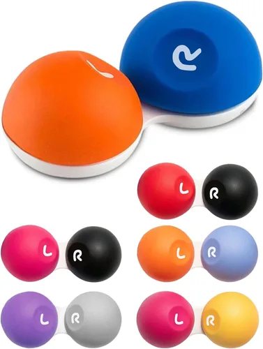 Vista 8 de SPORTS WORLD VISION 1 funda para lentes de contacto de agarre suave con exterior de goma antideslizante Estuche de almacenamiento de viaje