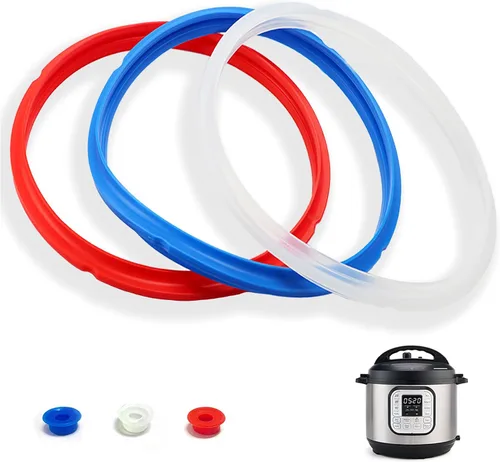 Vista 20 de Paquete de 3 anillos de sellado de 6 cuartos para anillos de sellado instantáneo de ollas de repuesto para sello instantáneo de olla de 5/6 cuartos