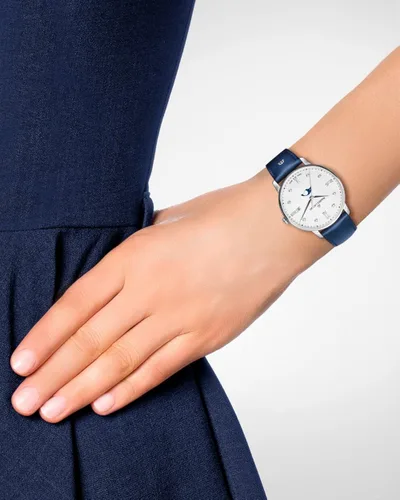 Vista 2 de Maurice Lacroix Eliros fase lunar reloj de cuarzo para mujer, el1096-ss0011501
