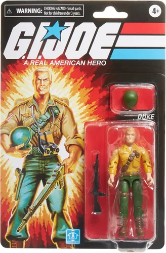 Vista 2 de G.I. Joe Retro Collection - Figura de acción Duke vs Cobra Commander con junta tórica, paquete de 2