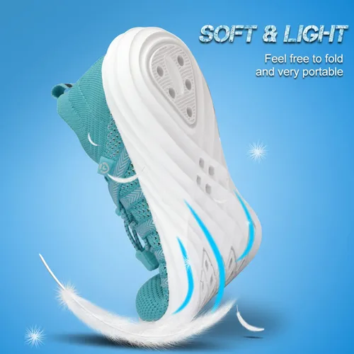 Vista 5 de VIFUUR Zapatos de agua para hombre y mujer, zapatos deportivos para playa, surf, caminar, kayak, barco, piscina