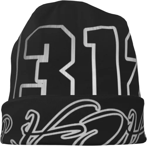 Vista 9 de ACAB 1312 - Gorro para hombre y mujer, elástico, cálido, de punto de calavera, para invierno, color negro, Negro