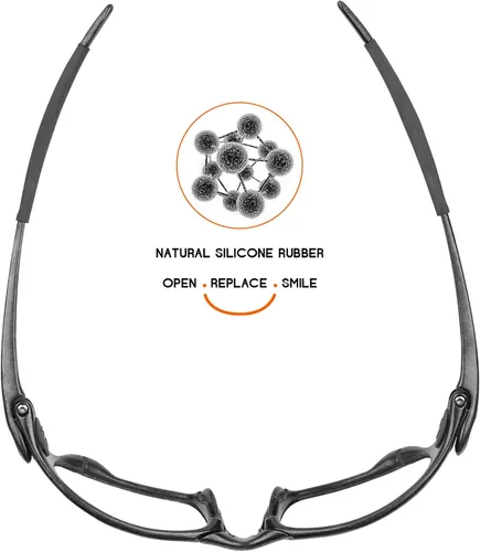 Vista 4 de Tintart Kits de goma de repuesto para orejas y nariz, compatibles con Oakley Juliet