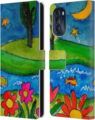 Vista 17 de Head Case Designs Officially Licensed Wyanne Half Light Nature 2 Leather Book Wallet Case Cover Compatible with Motorola Moto G (2022)