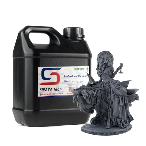 Vista 14 de Siraya Tech Resina de impresora 3D rápida similar a ABS de 405 nm, curado UV, no frágil, alta precisión, líquido de impresión 3D, resina de Cremoso