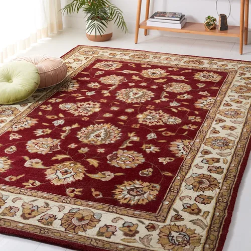 Vista 17 de SAFAVIEH Total Performance Collection - Alfombra decorativa, 2 x 3 pies, marrón y marfil, oriental, enganchada a mano, no desprende pelusa