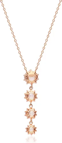 Vista 3 de Gin Grace Colgante de morganita de oro rosa de 10 quilates para mujer joyería de morganita hecha a mano con forma ética auténtica y orgánica corte