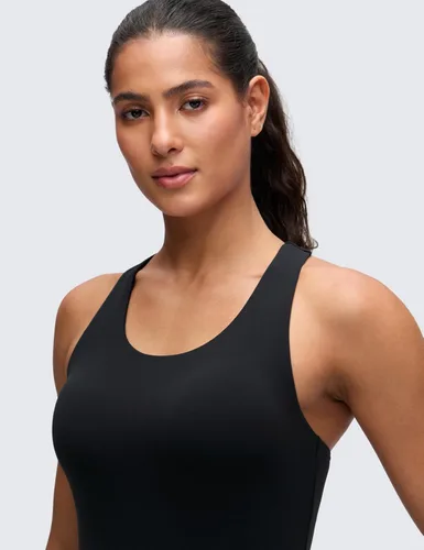 Vista 5 de CRZ YOGA Camisetas sin mangas con espalda cruzada Butterluxe Negro