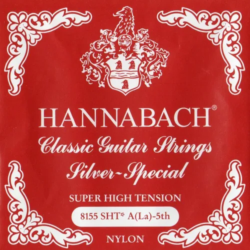 Vista 14 de Hannabach Serie 815 - Cuerda de guitarra (tensión baja) plateada especial, única E1 para guitarra clásica (652511)