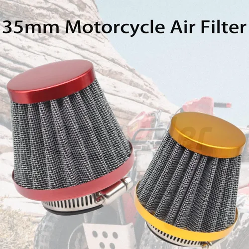 Vista 3 de Filtro de aire de 1.38 pulgadas (1.378 in) apto para 50cc 70cc 90cc 110cc 125cc ATV Dirt Pit Pocket Bike Go Kart ciclomotor, scooter, Motovox MVX70