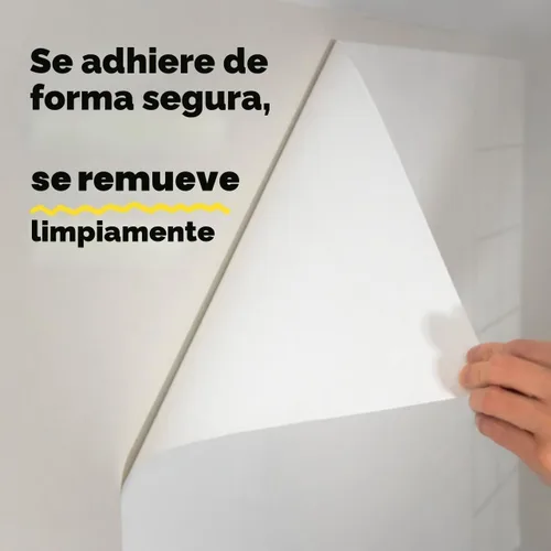 Vista 5 de Post-it DEF8x4, película para pizarra de borrado en seco, para paredes, puertas, mesas, pizarras, y más, removible, a prueba de manchas, fácil