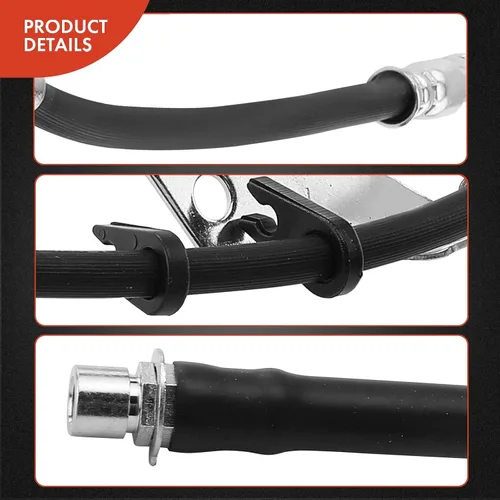 Vista 5 de A-Premium Manguera hidráulica de freno delantero compatible con los modelos Chevy y GMC - Captiva Sport 2014-2015, Equinox 2017, Terrain 2017