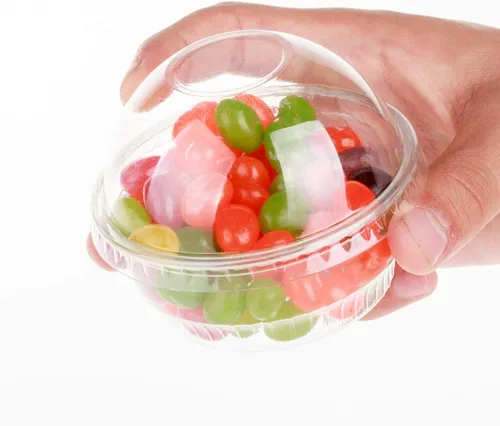 Vista 7 de Golden Apple, 9 oz-30ct plástico transparente Sundae tazas sin tapas. Cuencos desechables para postre, postre congelado