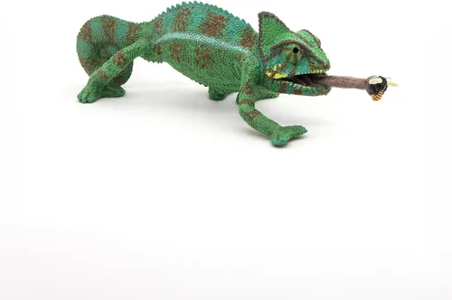 Vista 3 de Papo - Figura de camaleón realista - A partir de 3 años - Colección Wild Life - Juego educativo de reptiles exóticos - Juguete de idea de regalo