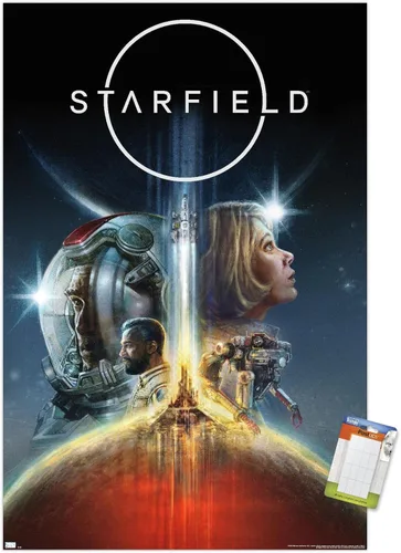 Vista 9 de Trends International Starfield - Póster de pared Key Art, 22.4 pulgadas de largo x 14.7 W, versión premium sin marco