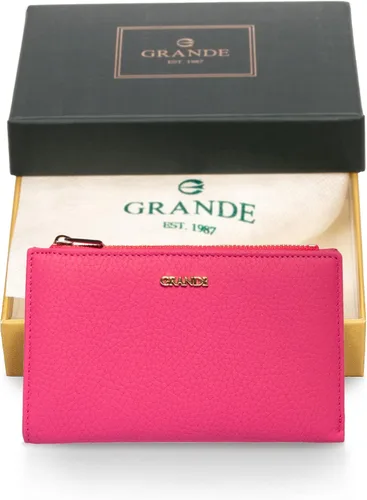 Vista 26 de Grande -2804 Cartera para mujer, Naranja, Minimalista