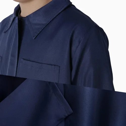 Vista 3 de CoserWorld Máscara de Halloween de Michael Myers disfraz con cuchillo falso, overol azul, traje de mecánico para hombres adultos