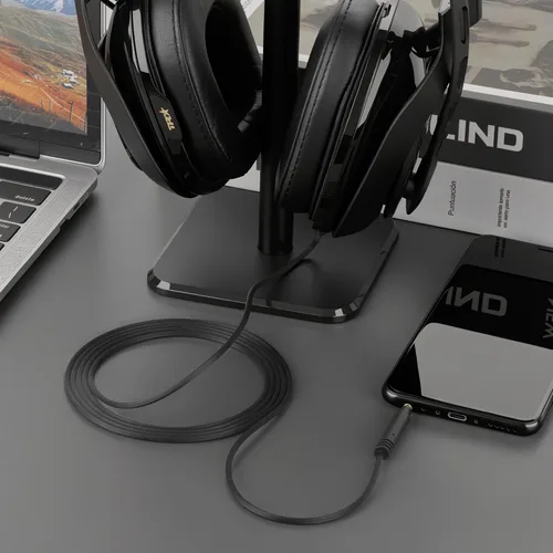 Vista 6 de GEEKRIA Cable de audio compatible con auriculares para juegos Astro A40tr, A40, A30, A10 Gen 2, A10, auriculares para juegos, cable estéreo