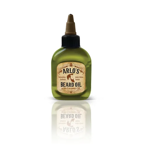 Vista 2 de Arlo's Aceite para barba con aceite de coco 2.5 onzas
