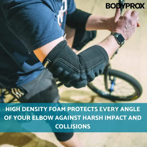 Vista 6 de Bodyprox Almohadillas de protección para codos, 1 par, manga protectora para codo