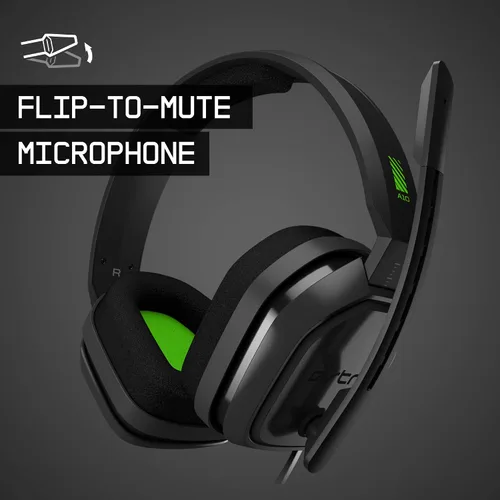 Vista 5 de ASTRO Gaming A10 Auriculares para Xbox OneNintendo Switch PS4 PC y Mac - Cable de 0138in y micrófono Boom de Logitech - Bulk Packaging - VerdeNegro