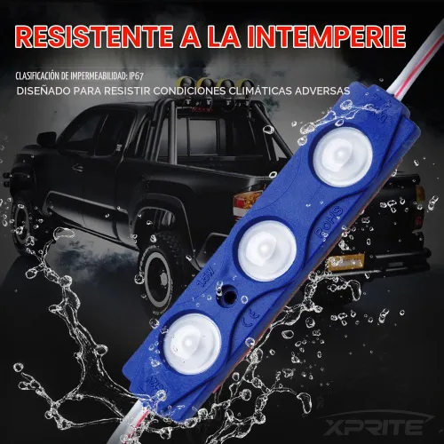 Vista 3 de Juego de luces LED DL-001-L3, #2 Azul
