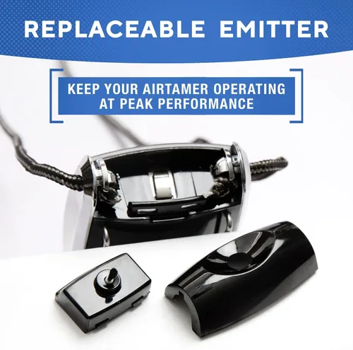 Vista 4 de AirTamer Cartucho emisor de iones negativos de repuesto para purificador de aire personal, fabricado para AirTamer modelo A320 (negro)