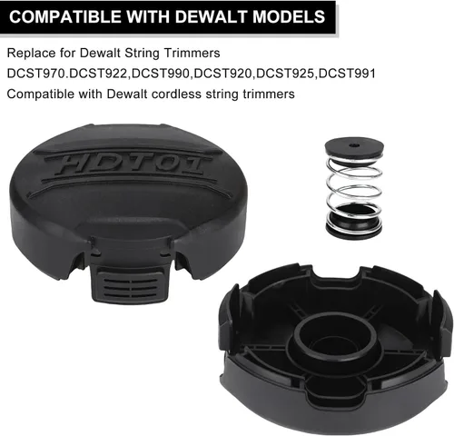 Vista 3 de THTEN DWO1DT995 - Base de resorte de repuesto y tapa de repuesto compatible con Dewalt DCST970, DCST922, DCST990, DCST920, DCST925, DCST991