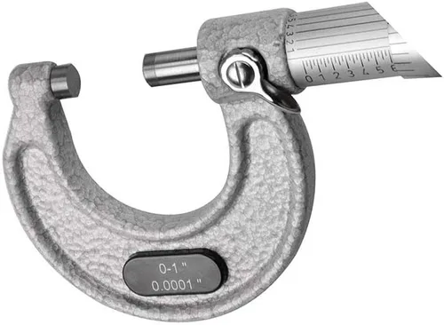 Vista 3 de MH GLOBAL 0-1 pulgada SNK Estilo Exterior Micrómetro 0.0001 pulgadas Graduación Rachet Stop