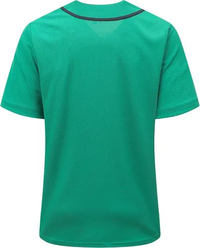 Vista 3 de Tocament Camiseta de béisbol para hombres y mujeres, uniformes deportivos hipster hip hop, camisas de manga corta para camisa personalizada