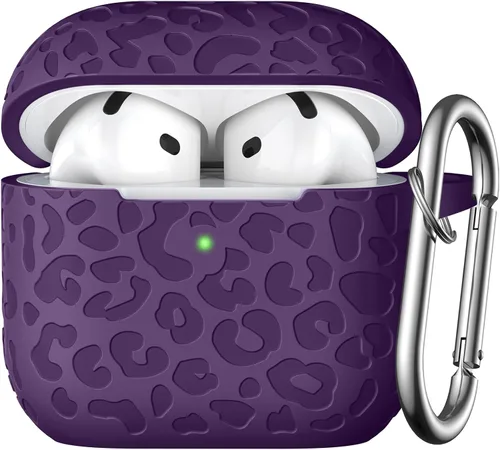 Vista 21 de Funda para Airpod Case y 2ª Generación con Diseño Leropard Grabado Compatible con Apple AirPods 2ª/1ª Generación de Carga, Bonita Protección